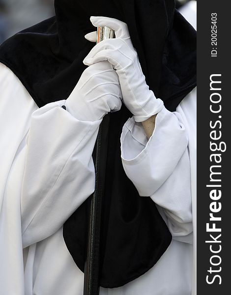 The extraordinarily  Christian
procession of the Semana Santa (Holy Week) in Andalusia, Spain.