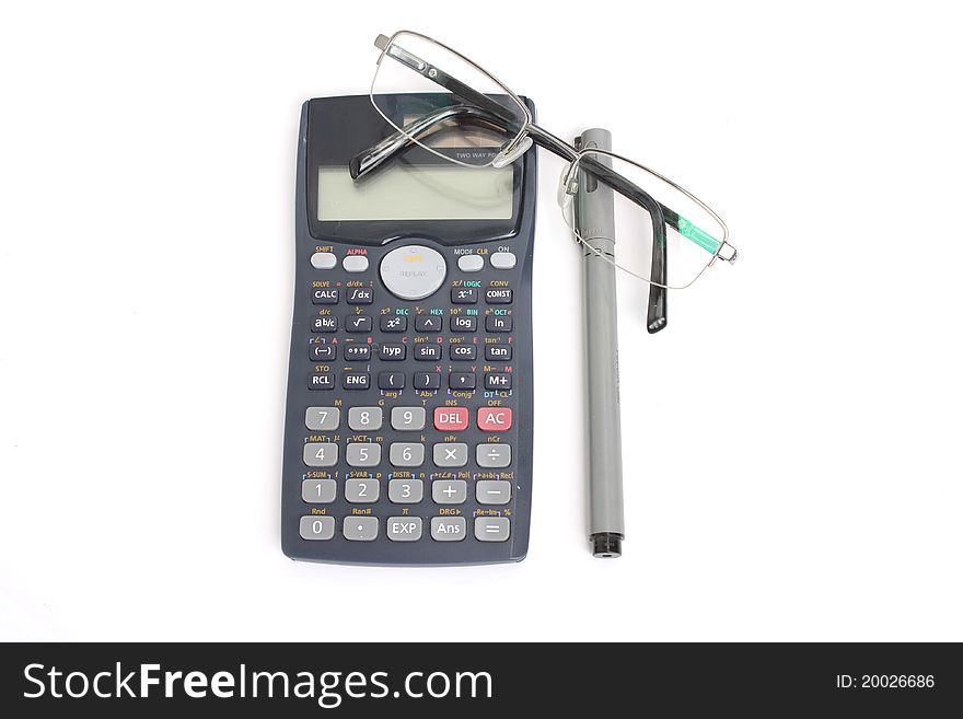 Equipment calculated on a white background.