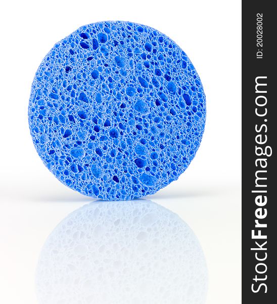Cosmetic sponges isolated on the white background