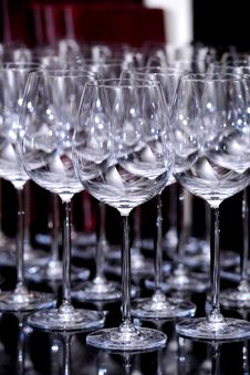 Empty Wine Glass Silhouette Stock Photography Empty Wine Glass Silhouette Stock Photography