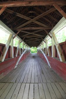 Old Covered Bridge Royalty Free Stock Photography Old Covered Bridge Royalty Free Stock Photography