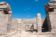 Tulum Maya Ruins Yucatan Peninsula, Mexico. Royalty Free Stock Photography Tulum Maya Ruins Yucatan Peninsula, Mexico. Royalty Free Stock Photography