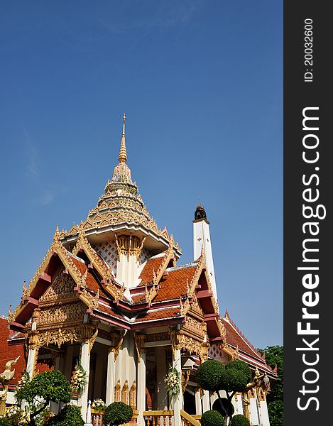 The Cremation In Buddhist Temple