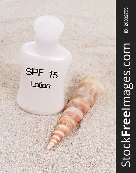 SP 15 Sunblock Lotion with Sea Shell