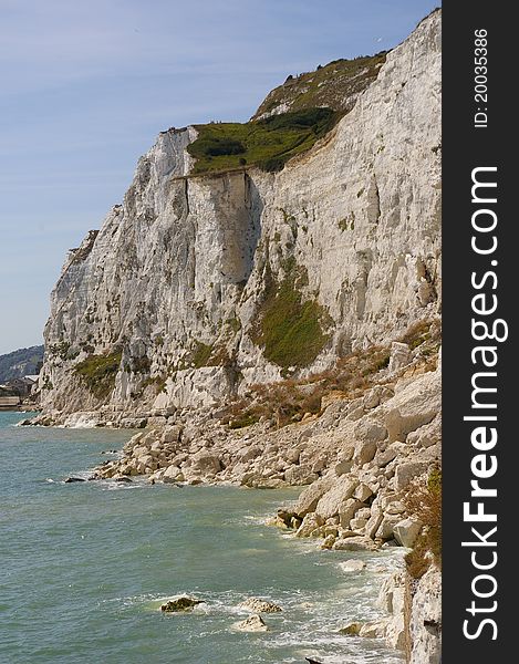 White Cliffs of Dover on a sunny days, UK