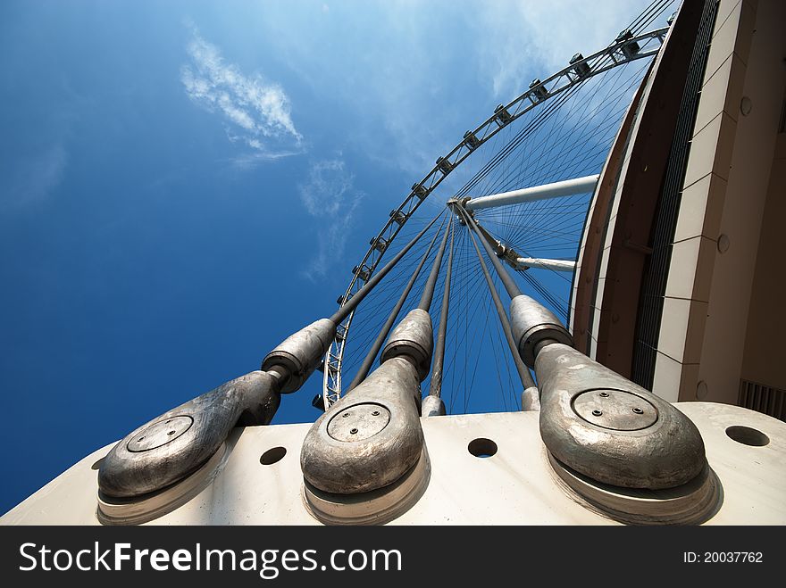 The tallest ferris wheel in the world. The tallest ferris wheel in the world