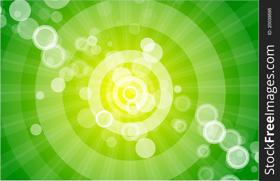 Green abstract background