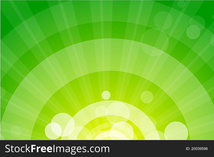 Green abstract background