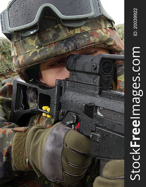 Soldier Targeting With Scope