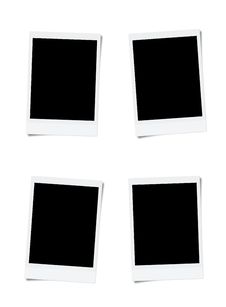 Blank Photo Frames Stock Images