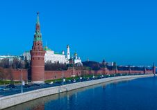 Kremlin And Moskva River, Moscow, Russia Stock Photo Kremlin And Moskva River, Moscow, Russia Stock Photo