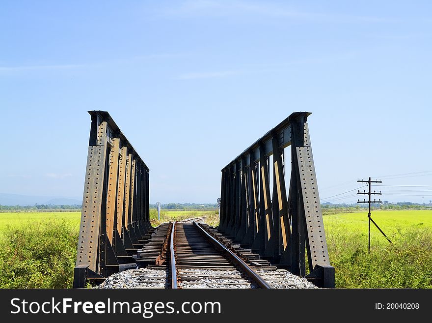 Railroads in rural Thailand ,Railway