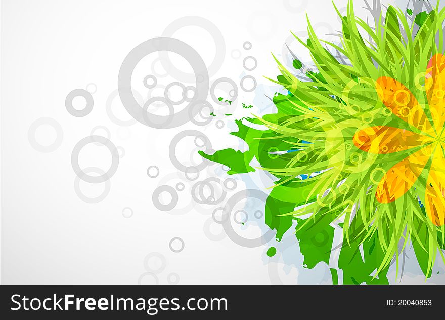 Abstract Beautiful Flower Background