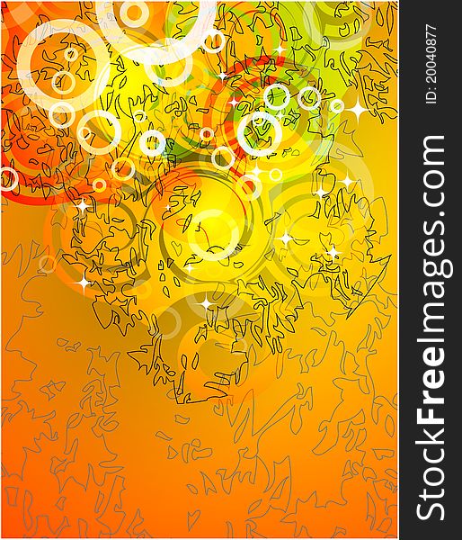 Abstract Orange Background