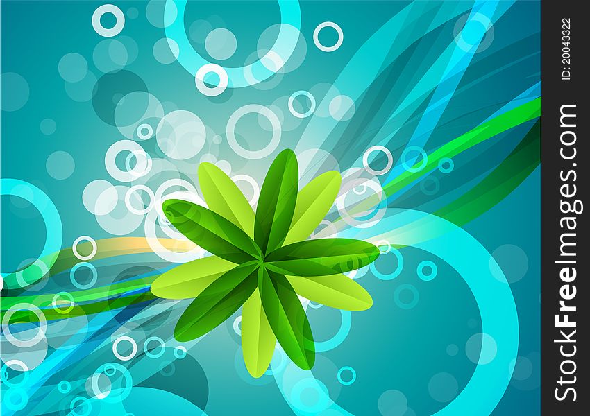 Abstract Beautiful Flower Background