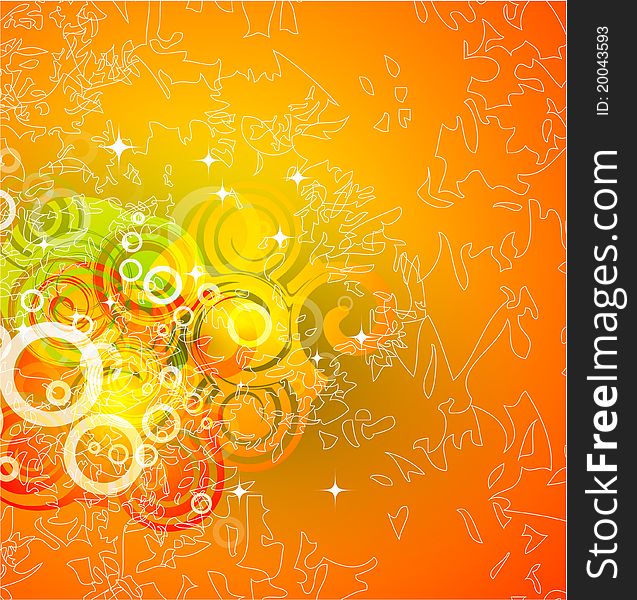 Abstract Orange Background