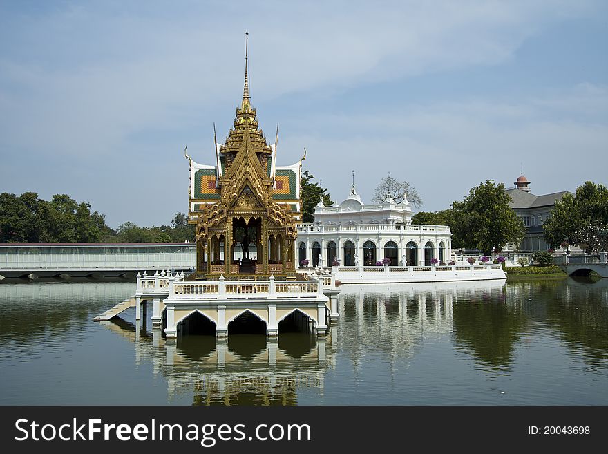 Pavillion in Palace at Ayutthaya Thailand. Pavillion in Palace at Ayutthaya Thailand