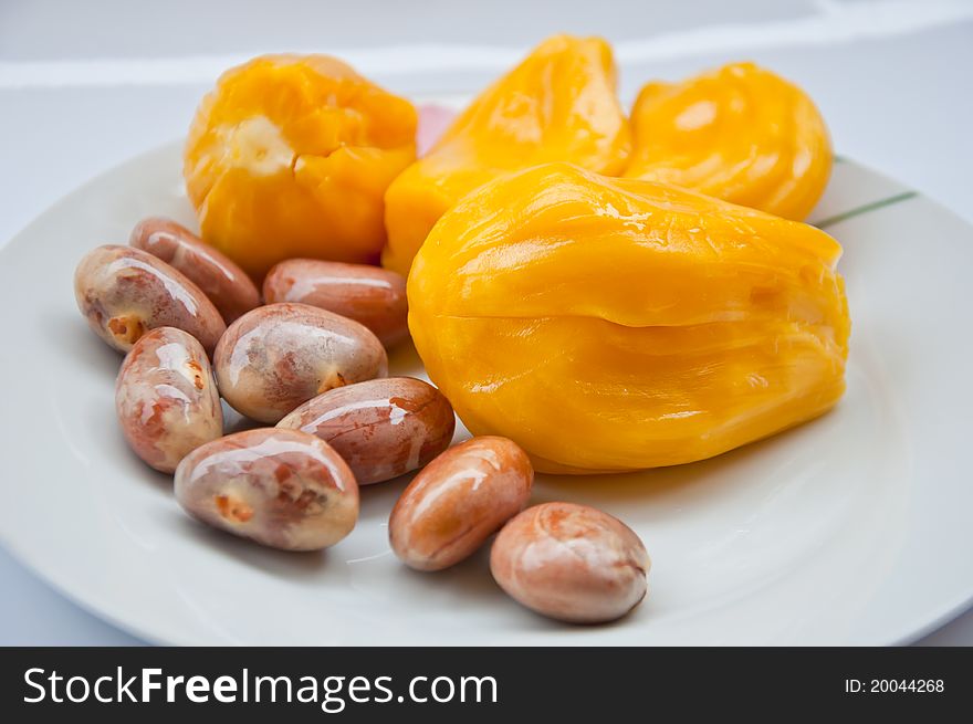 Delicious jackfruit and seed