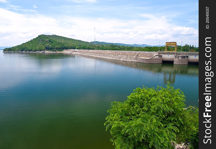 Ubolratana Dam In Thailand