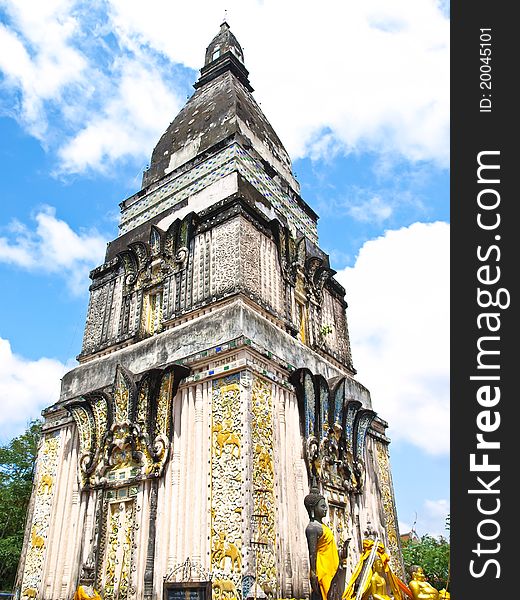 Phra Buddha Bat Bua Bok Pagoda In Thailand