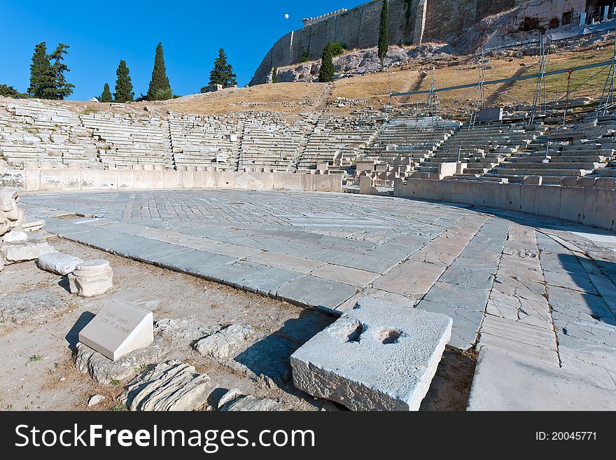 Theater Of Dionysos, Acropolis, Athens, Greece