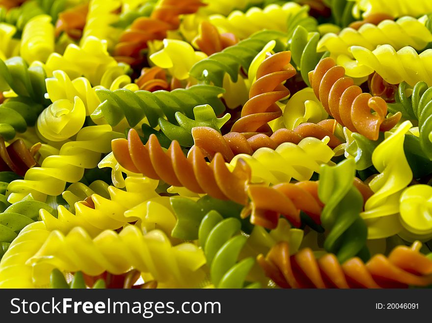 Colourful Fusilli