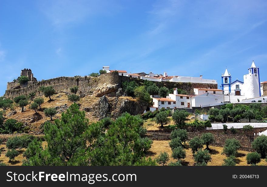 Landscape Of Alegrete Village, Portugal.