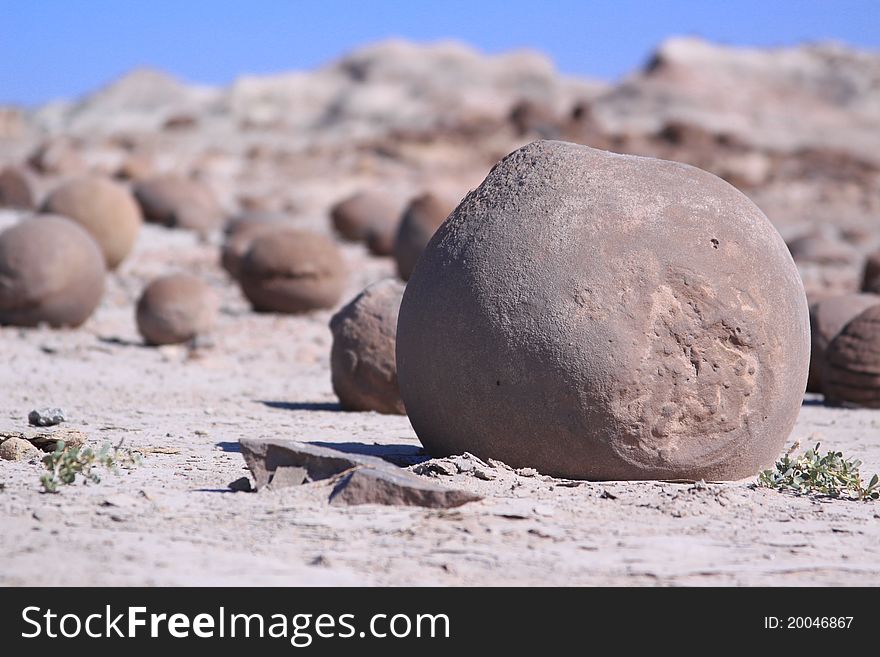 Rock in Ischigualasto National Park San Juan, Argentina