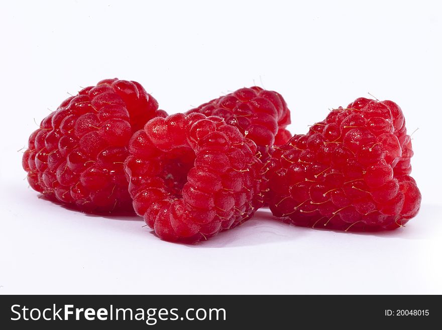 A high resolution picture of raspberries. A high resolution picture of raspberries