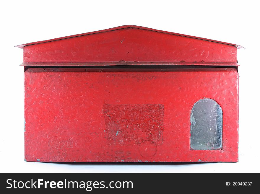 The old red mail box.