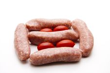 Free Coarse Fried Sausage Royalty Free Stock Photo - 20050095