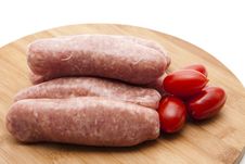 Free Coarse Fried Sausage Royalty Free Stock Photos - 20050158