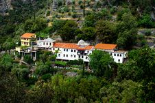 Traditional Village On Mount Athos Royalty Free Stock Images Traditional Village On Mount Athos Royalty Free Stock Images