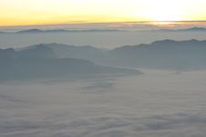 View Point Wetlands Sea Fog Doi Luang Chiang Dao Royalty Free Stock Images View Point Wetlands Sea Fog Doi Luang Chiang Dao Royalty Free Stock Images