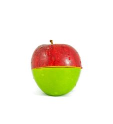 Red And Green Apple Royalty Free Stock Photos