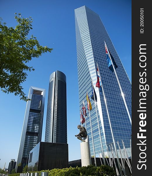 Cuatro Torres Business Area in Madrid