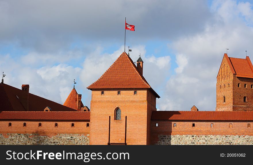 Old Lithuania castle in Trakai