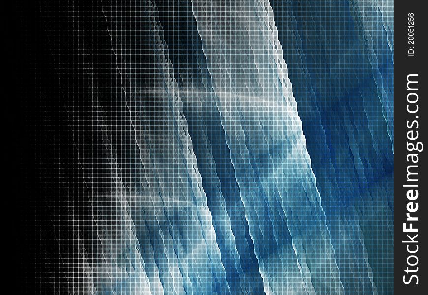 Abstract Black And Blue Texture