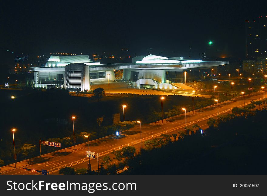 Qingdao national theatre is  in china. Qingdao national theatre is  in china