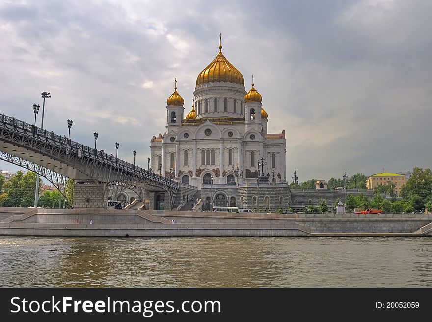 HDR of Christ the Savior Cathedral Moscow Russia