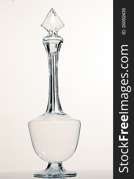A crystal classic wine carafe. A crystal classic wine carafe