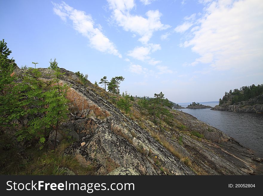 The photo is made in the summer of 2010 in Kareliya, on islands of Ladoga lake.