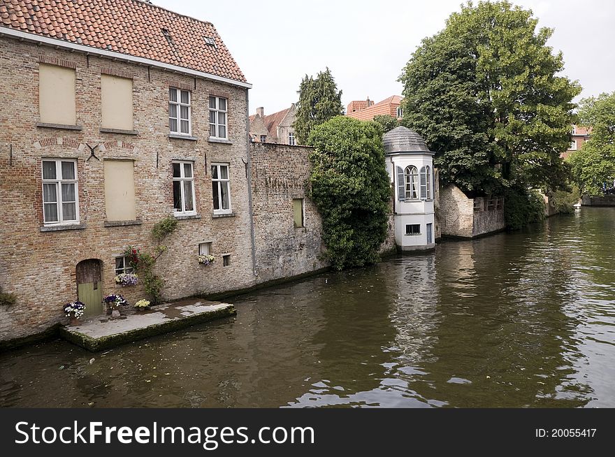 Canal in Brugge, Belgium