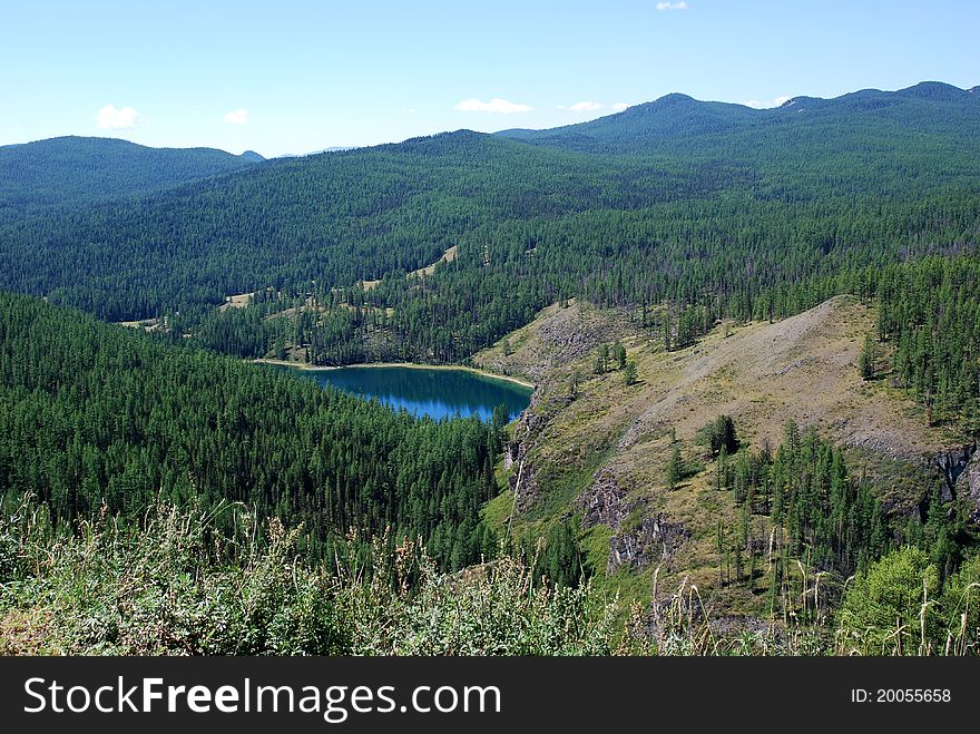 Ulaganckoe plateu, Russia, Gorny Altai. Ulaganckoe plateu, Russia, Gorny Altai