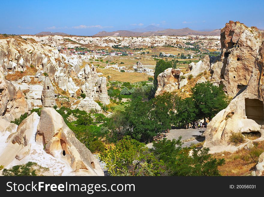 Stone formation in Cappadocia, Turkey