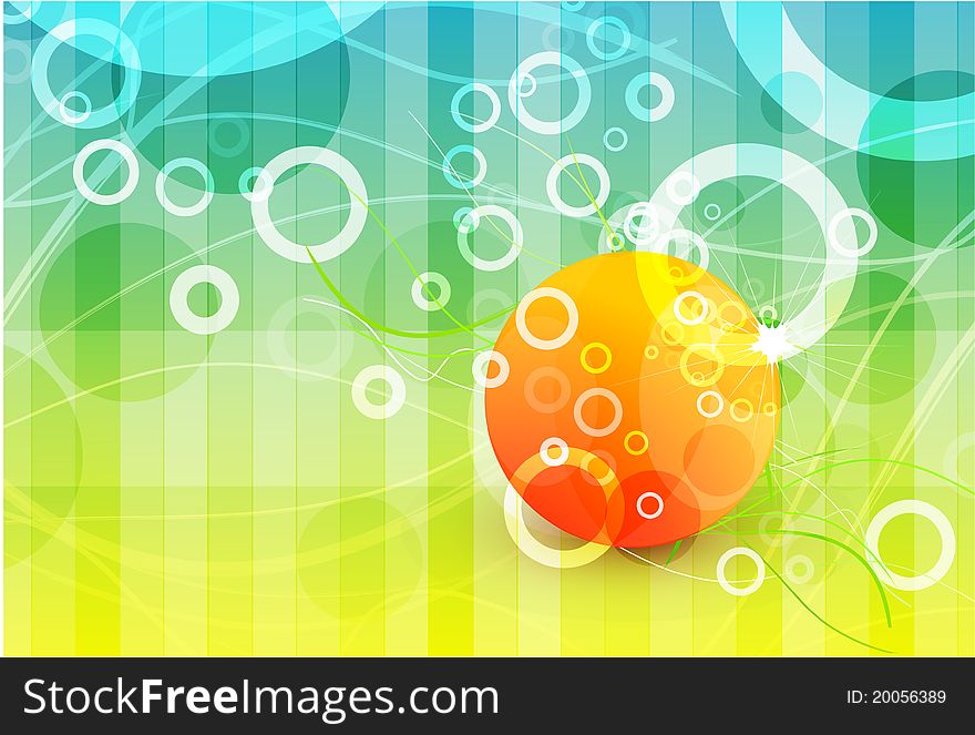 Abstract Orange Background