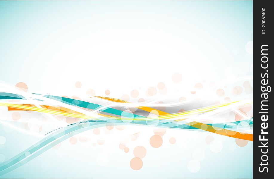 Vector Color Lines. Abstract Vector Background