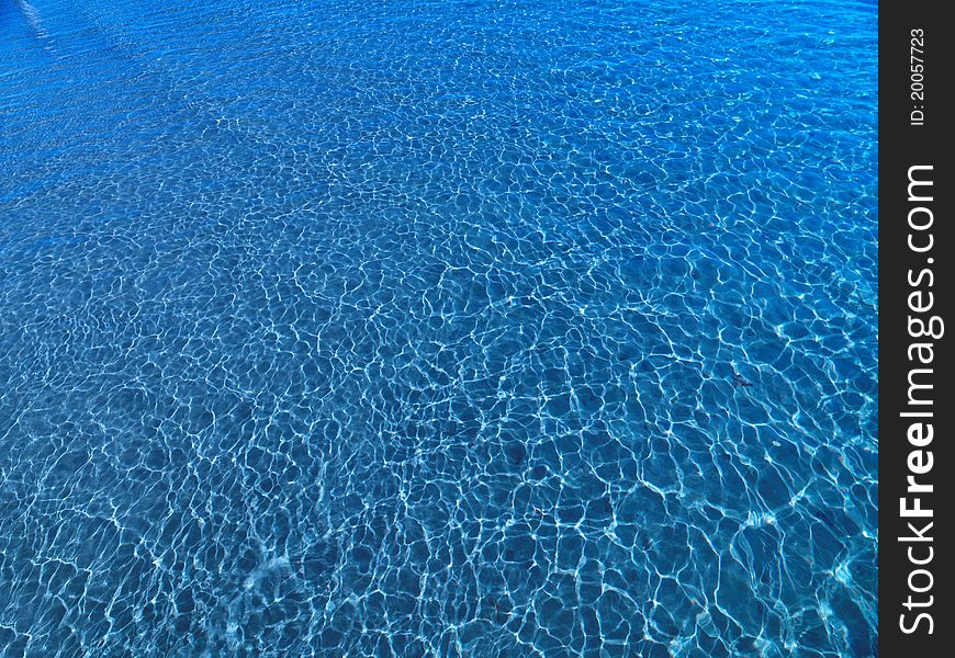 Blue water background