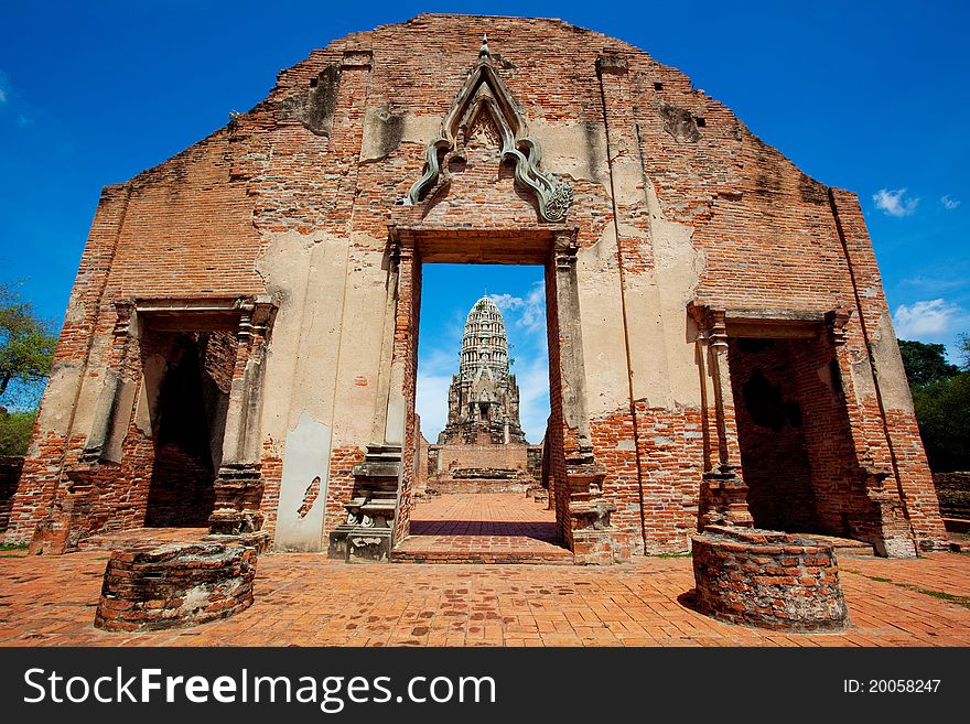 Ayutthaya ancient ,Old temple of Thailand