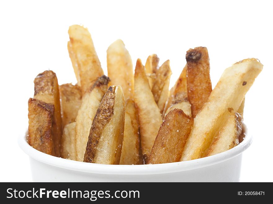 A Group Of Hot French Fries